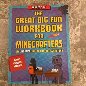 New The Great Big Fun Workbook for Minecrafters, Grades 3 & 4